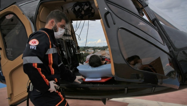Helicóptero do Estado auxilia em mais um transporte de paciente grave para Rio Branco